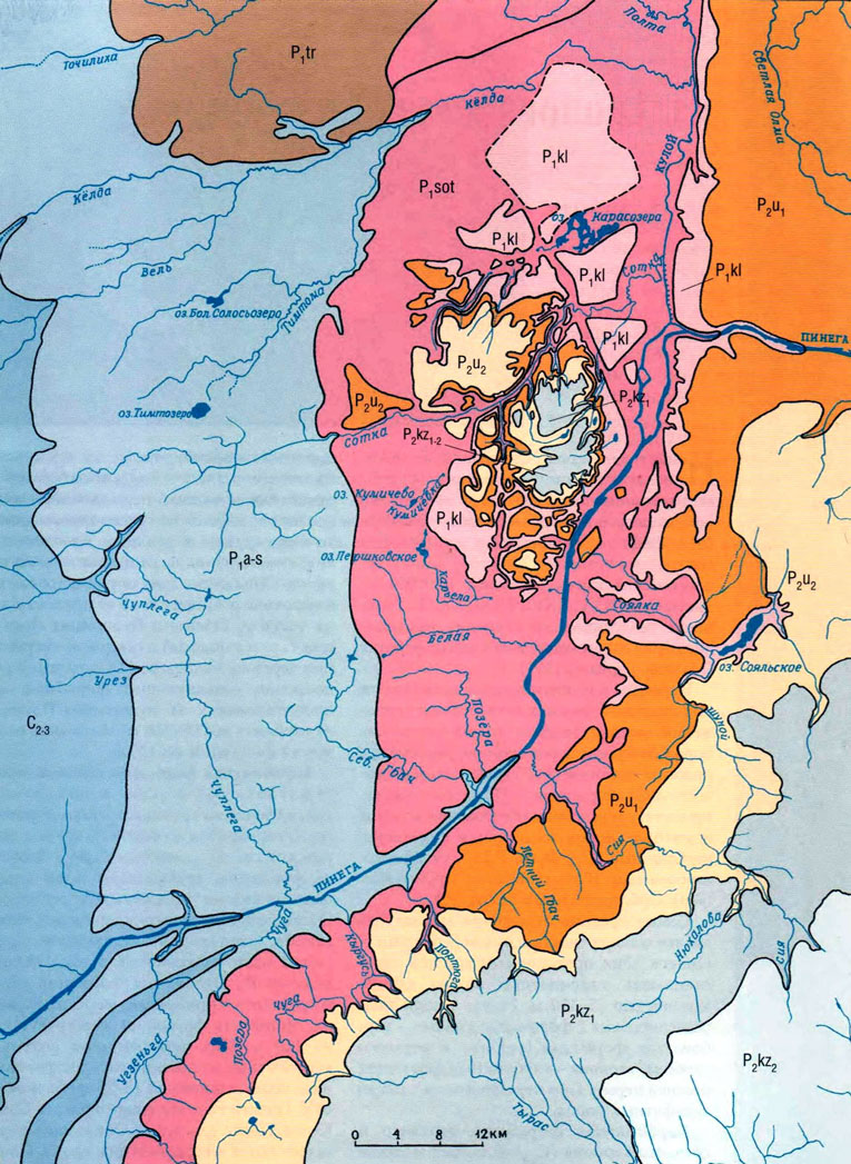 Карта геологических формаций